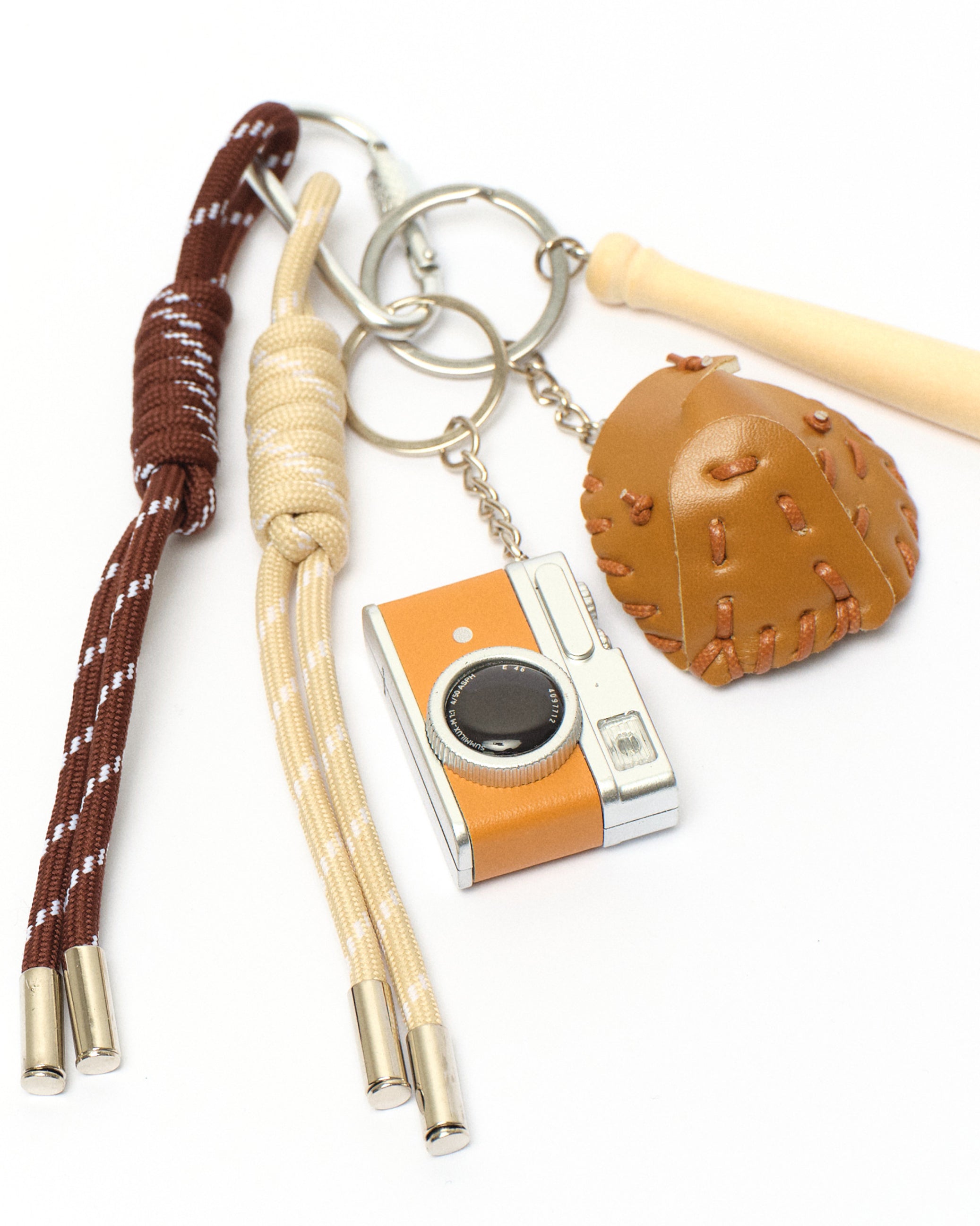 Lotus Baseball Lace Keychain