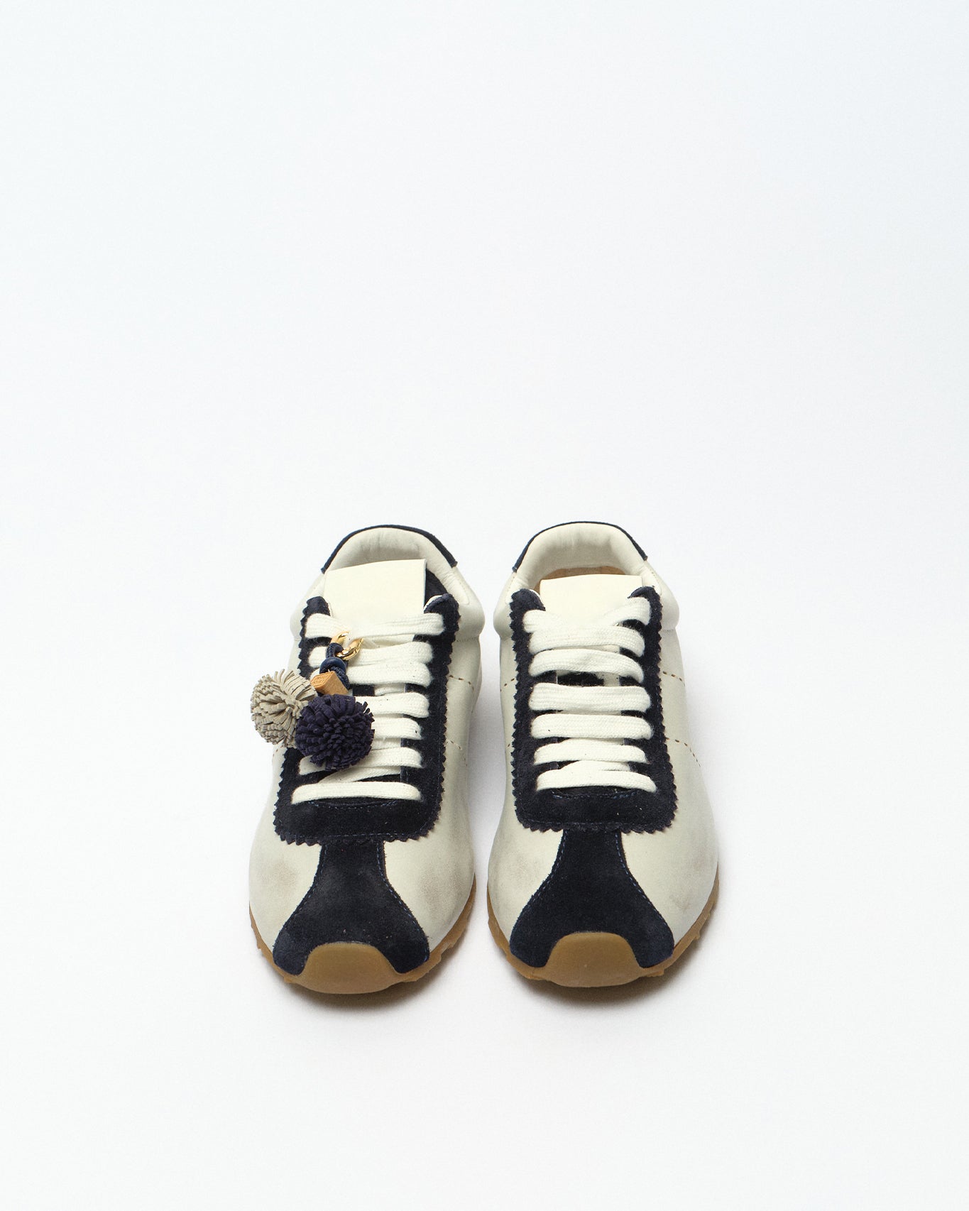 Rineia Distressed Leather Trainers